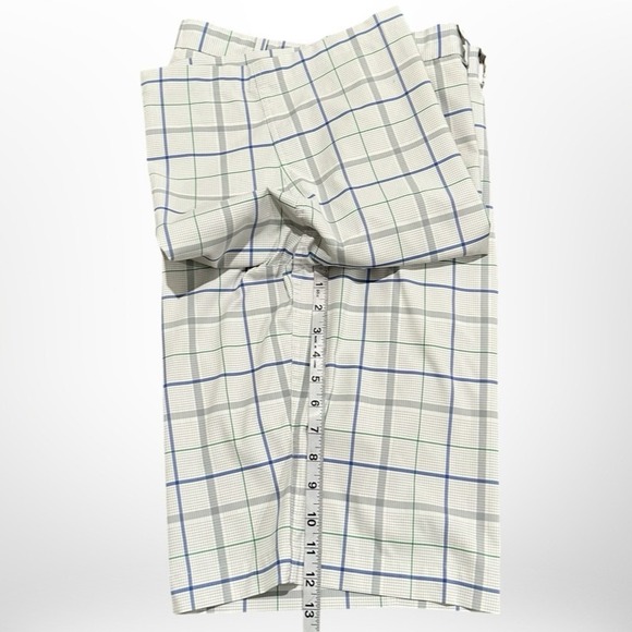 Nike Golf Shorts Plaid Pattern Casual Athletic Performance - Men's Size 36 - Picture 7 of 9